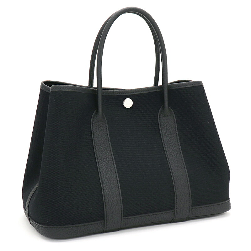 【キャンバス/Vanilla Beige Marfa】HERMESガーデンパーティー30 Hermes Garden Party 30 Beige Marfa Negonda Palladium Hardware