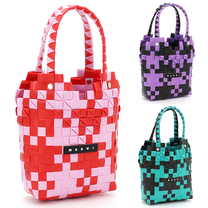 美*️様 美品 MARNI マルニ カゴバッグ マイクロ DIAMOND BAS MARNI マルニ かごバッグ ダイヤモンドバスケット マイクロ