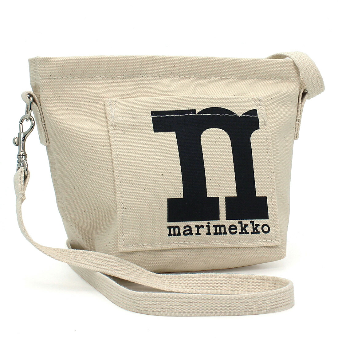 マリメッコ ショルダーバッグ MONO MINI CROSSBODY SOLID 091980 ミニサイズ コットンキャンバス地 北欧 ナチュラル ベージュ レディース 【並行輸入品】
