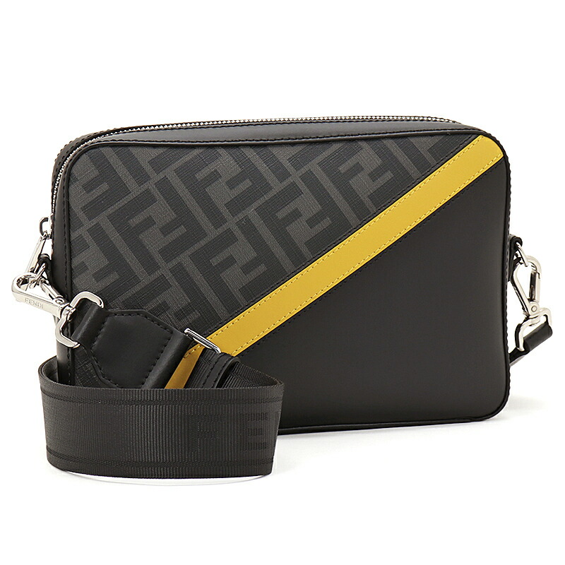 しんい　様 FENDIビンテージ ミニショルダーバッグ カゴバッグ FENDI フェンディ ロゴ ショルダーバッグ PVC メンズ ブランド京