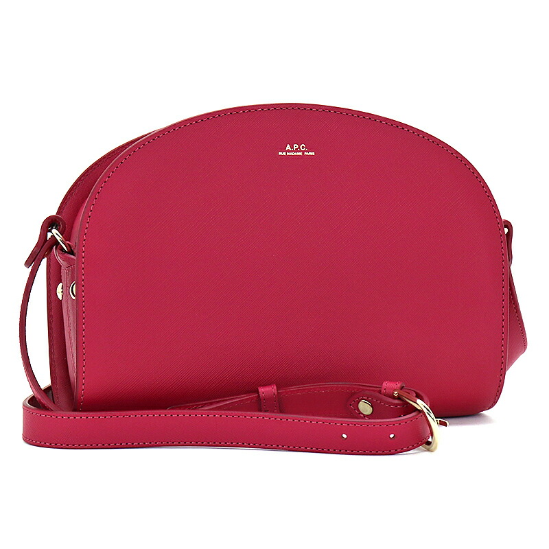 A.P.C. デミルーン ショルダーバッグ レディース 本革 ピンク F61048 PXBJQ 【並行輸入品】