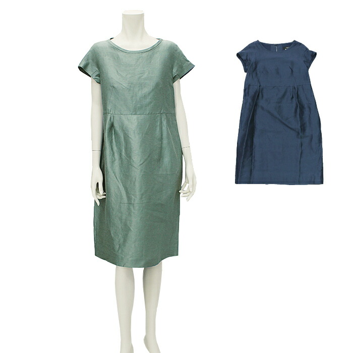 Max Mara WEEKEND ストライプ 半袖ワンピース コットンリネン MAXMARA WEEKEND LINE MAX MARA ウィークエンド マックスマーラ