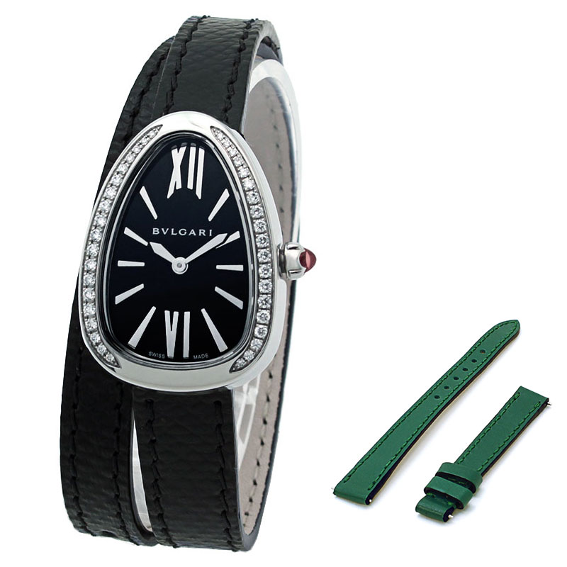 楽天市場】ブルガリ セルペンティ ブラック ベゼルダイヤ SP32BSDL