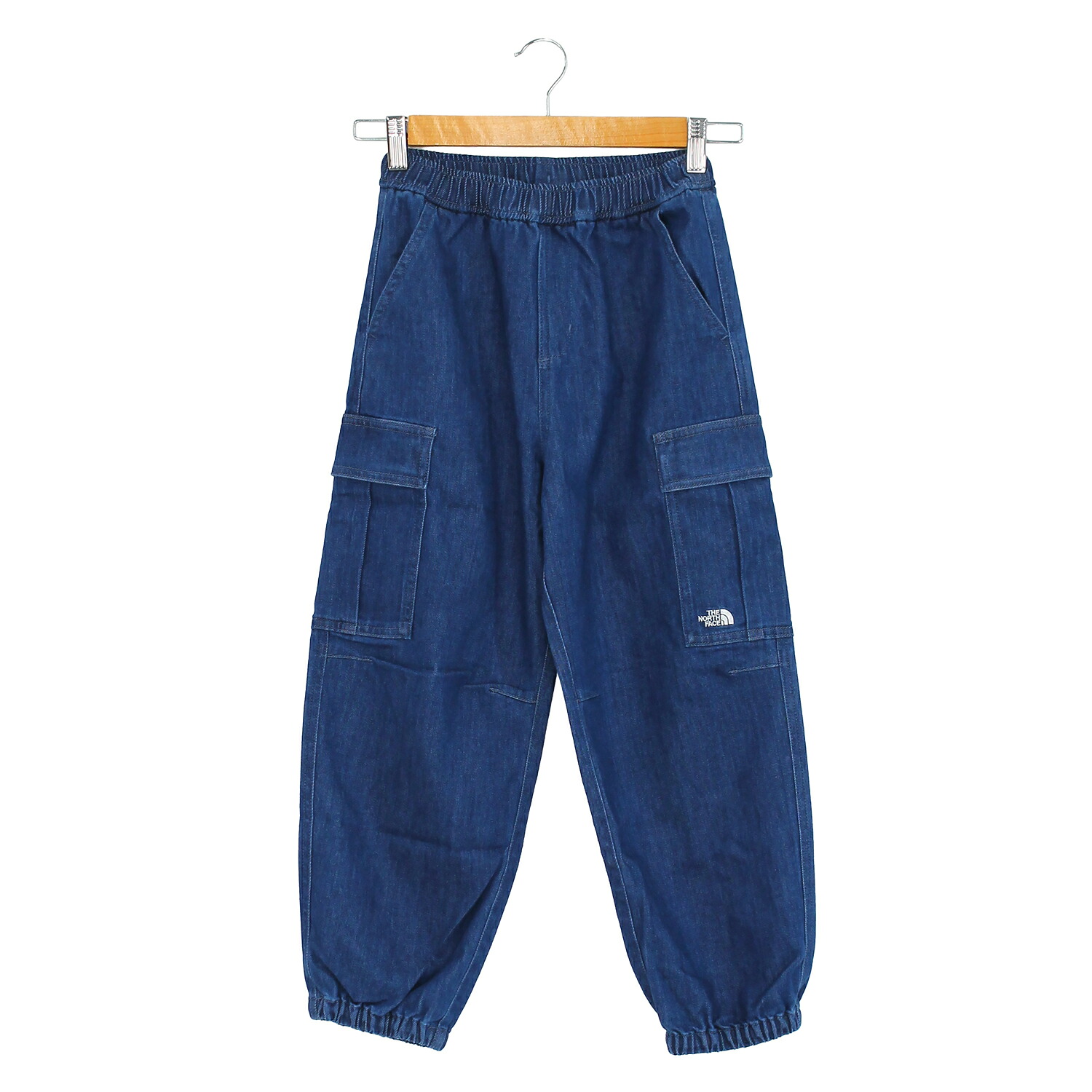 ザ・ノース・フェイス サニーデニムカーゴパンツ キッズ ワイドシルエット デニム素材 インディゴ 130/140サイズ NBJ82632 国内正規品｜サントノーレ 9,656円