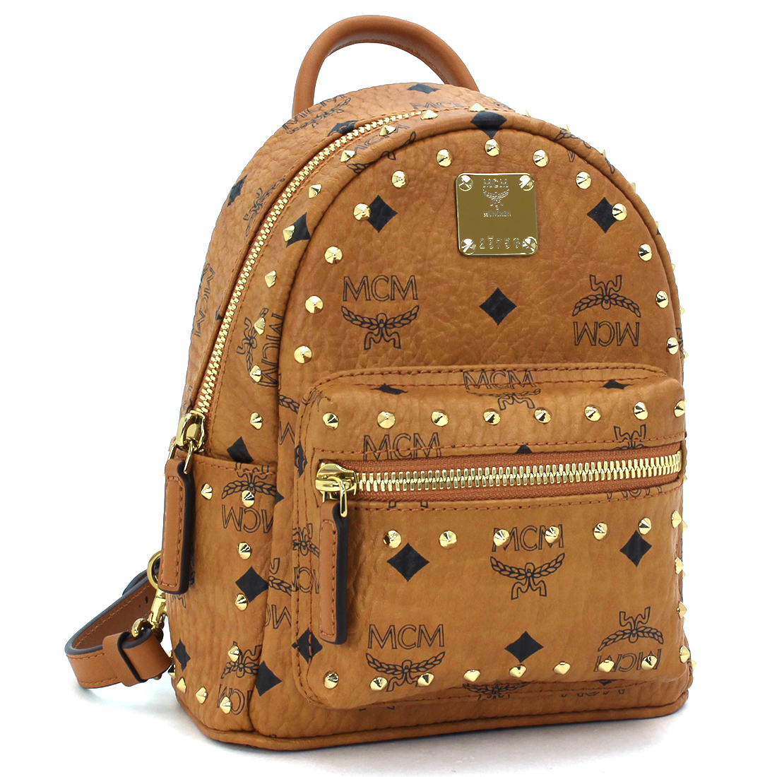 k*o様 MCM リュック Mini Stark サイドスタッズ バックパック - ヴィセトス ブラック