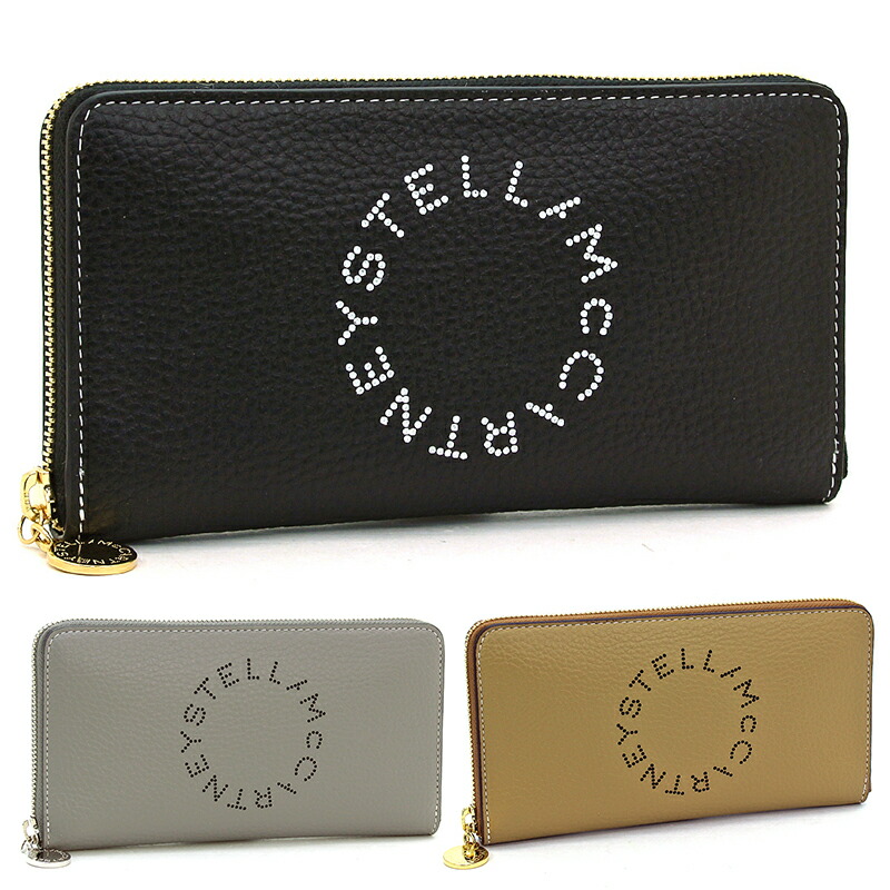 折りたたみ財布 Stella McCartney Black shaggy deer wallet Women Black Falabella Flap Continental Wallet | Stella