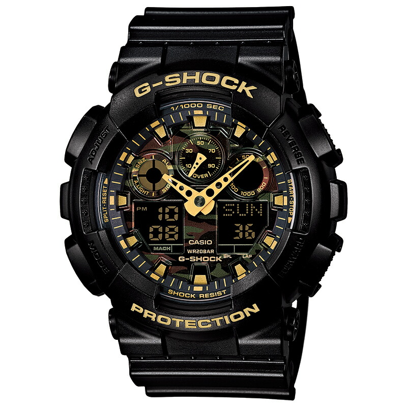 カシオ CASIO G-SHOCK ANALOG-DIGITAL GA-100 SERIES 時計 ウォッチ メンズ クォーツ GA-100CF-1A9JF ブラック文字盤 腕時計 男性 Gショック ジーショック