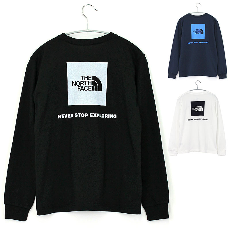 ザ・ノース・フェイス ロングスリーブバックスクエアロゴティー 長袖Tシャツ レディース 春/夏/秋 全3色 M/L/XL NTW32442 国内正規品