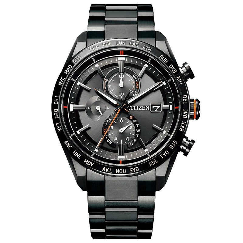 未使用　 シチズン　アテッサ　ルナプログラム　BY-1006-62E チタン ATTESA（CITIZEN） シチズン アテッサ ブラックチタンシリーズ