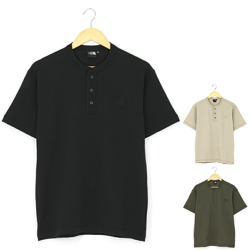 ザ・ノース・フェイス THE NORTH FACE ショートスリーブハニカムヘンリー S/S Honeycomb Henry 半袖Tシャツ NT12538 メンズ 国内正規品
