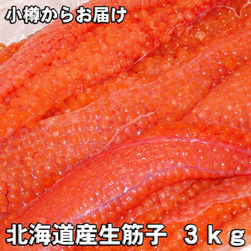 楽天市場】【2025年秋9月上旬出荷分】北海道産生筋子