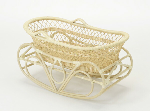 籐 ゆりかごブランコ アンティーク】昭和レトロ 籐製 木製 ブランコ ゆりかご 幼児