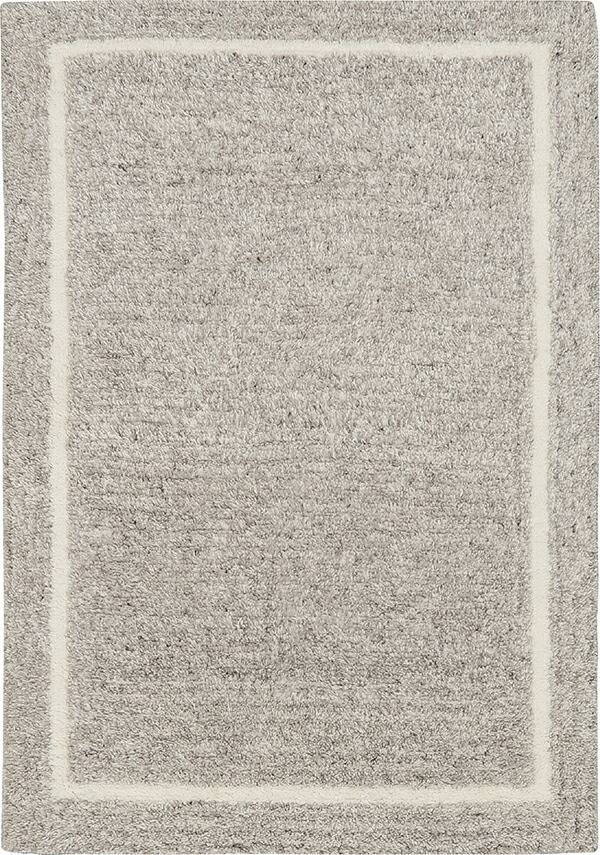 NZ WOOL100％ラグ カーペット 絨毯 130×190cm グレー色 ホットカーペットOK 長方形 MASIO