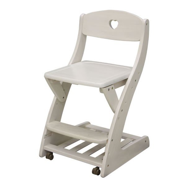 木製学習椅子　デスクチェア　 フィットチェア　WC-16　ホワイトウォッシュ色 10,780円