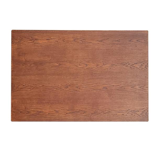 こたつ板 コタツ天板 取替え天板 135×90浪花節的矩形 国産品（日本製）片面操作手順 生まれながら杢タモ突板 赤銅色色