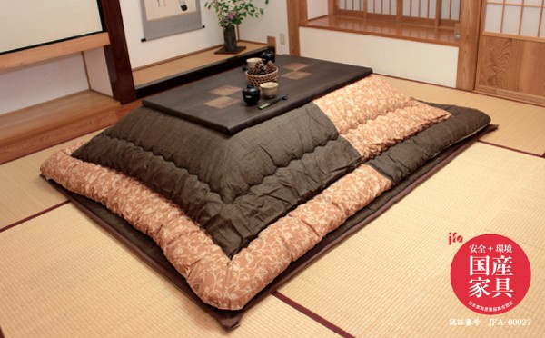 こたつ/コタツ長方形135巾継脚構造新和風六花(ろっか)KR国産品
