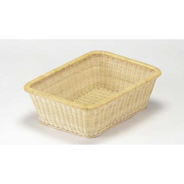 籐(ラタン)かご付ランドリー52巾
