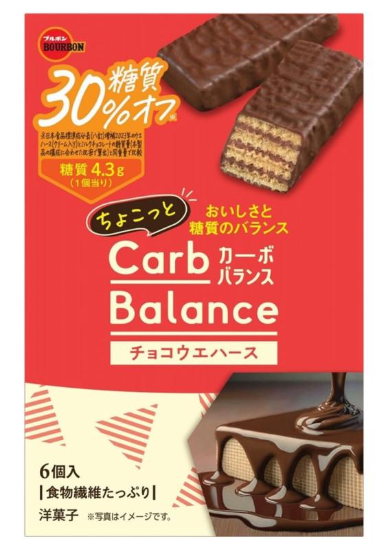楽天市場】カーボバランス チョコウエハース ブルボン 6P 5個