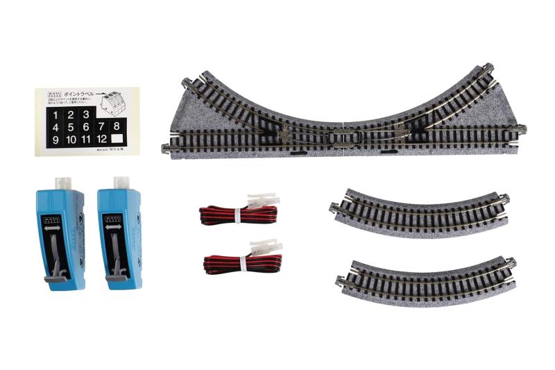 カトー(KATO) KATO Nゲージ CV2 ユニトラックコンパクト 交換線電動ポイントセット 20-891 鉄道模型 レールセット