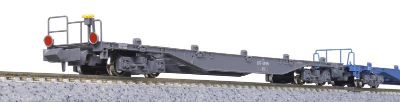 KATO Nゲージ コキ104＋107 (JRFマークなし) コンテナ無積載 10両セット 鉄道模型 貨車 10-1963