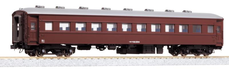 KATO HOゲージ オハフ33 茶 1-514 鉄道模型 客車