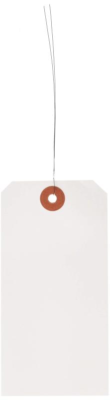 TRUSCO(トラスコ) 針金付き荷札 120×60MM