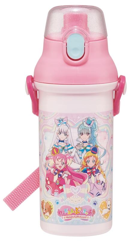 スケーター(Skater) お弁当 子供用 プラスチック製 水筒 ふたりはプリキュア カフェ画像