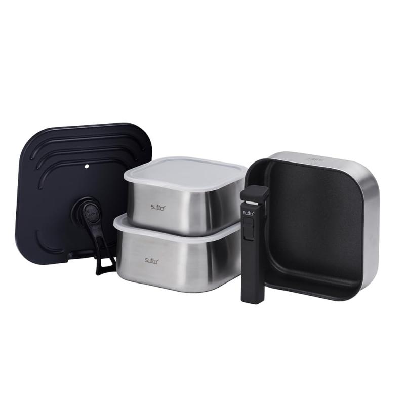 楽天市場】四角いフライパン sutto（スット） フライパンセット 7点 IH