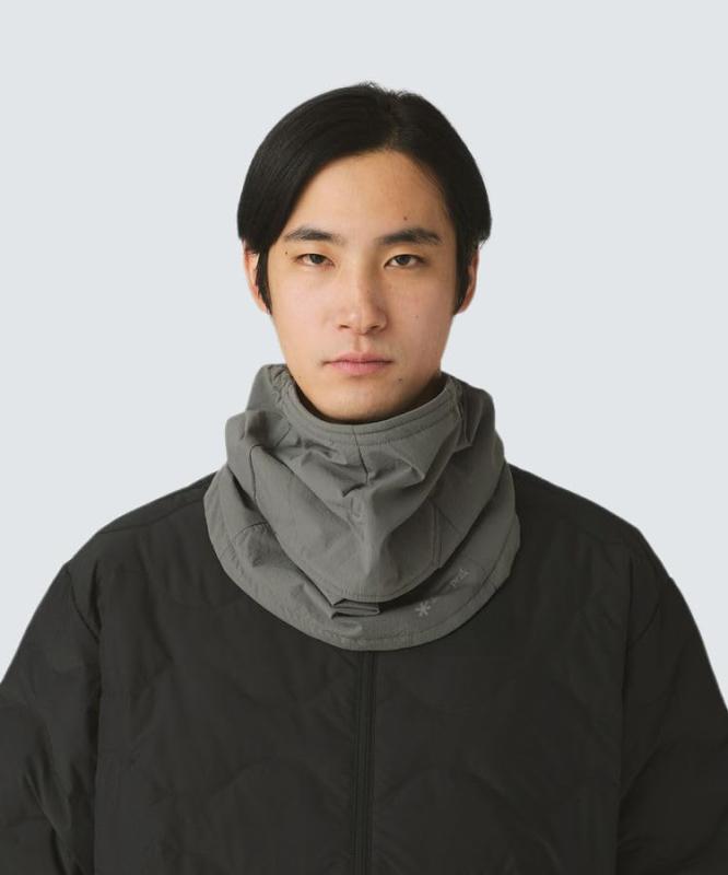スノーピーク(snow peak)Breathable Insulated Neck Warmer AC-25金017 ネックウォーマー えり巻き スヌード カウリング メンズ レディース GREY One