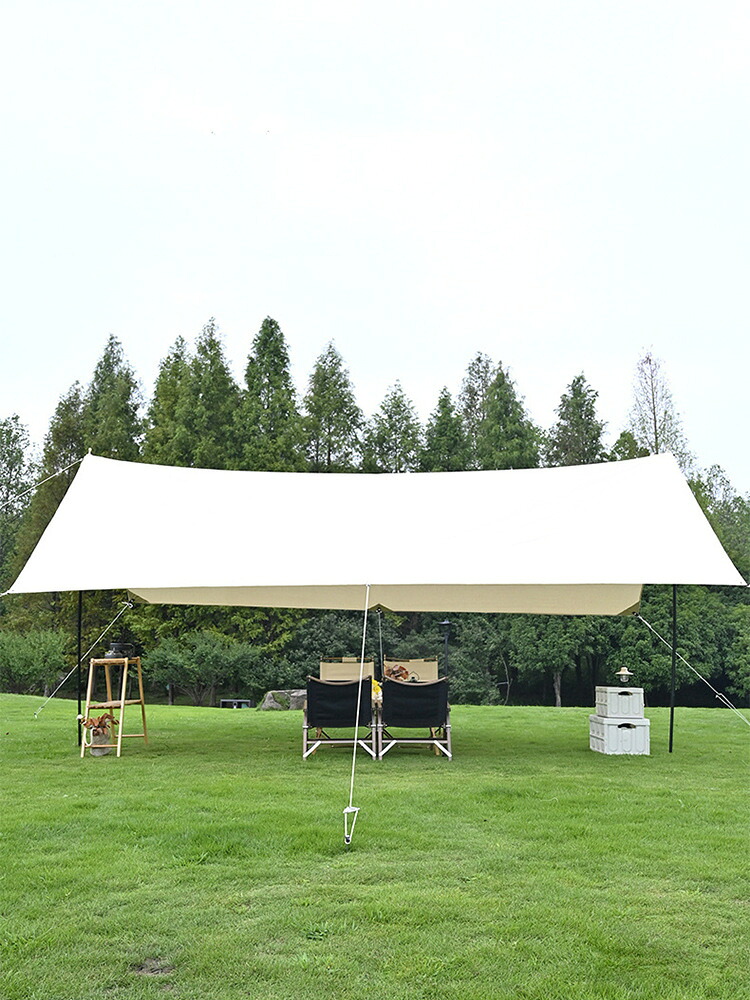 タープ テント 日除け サンシェード 大型タープ 4x5m 3x4m アウトドア キャンプ ビーチ 海水浴 レジャー 防水 UVカット シルバーコーティング 多人数用 折りたたみ 軽量 テント タープ 大容量 夏 送料無料|sanvino