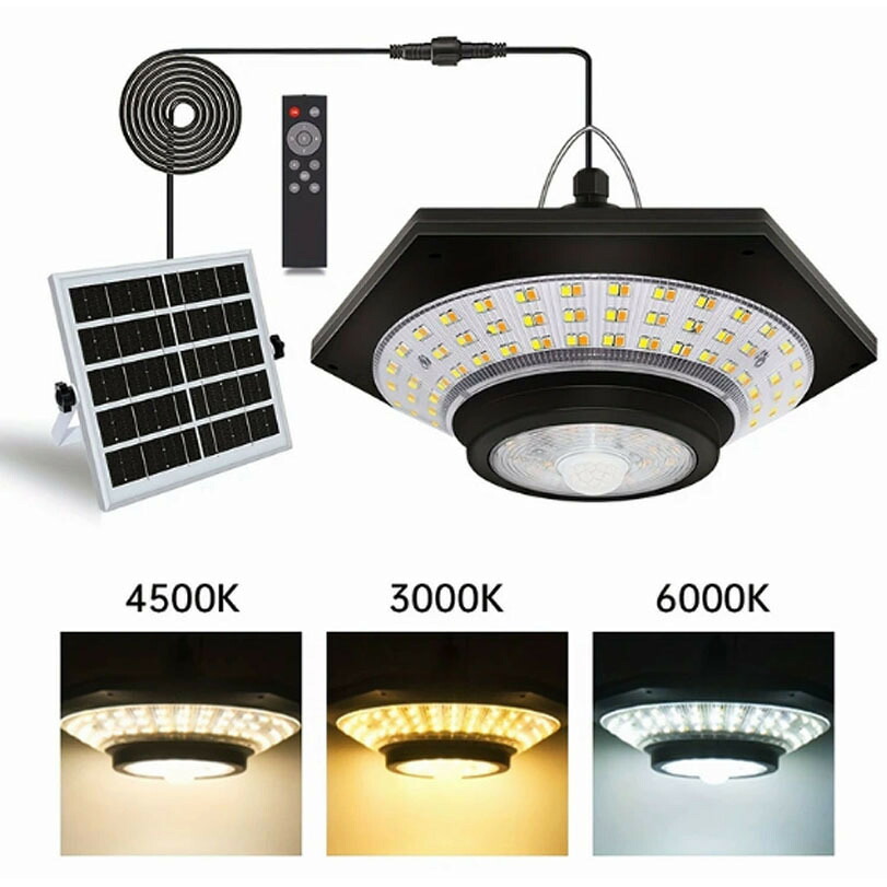 ソーラーライト 屋外 led 庭園灯 ソーラー ガーデンライト センサーライト 太陽光 防水 玄関 駐車場 ガレージ ポーチ 屋内 屋外 兼用 分離式 太陽光発電 照明 電気代不要 工事不要 取り付け簡単 屋外照明 送料無料｜sanvino 8,174円