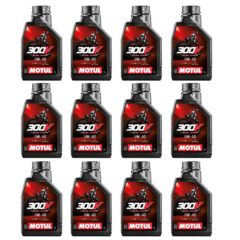 [国内正規品]MOTUL 300V FACTORY LINE OFF ROAD 5W40 300V ファクトリーライン　オフロード4ST 2輪オフロード用エンジンオイル　1L