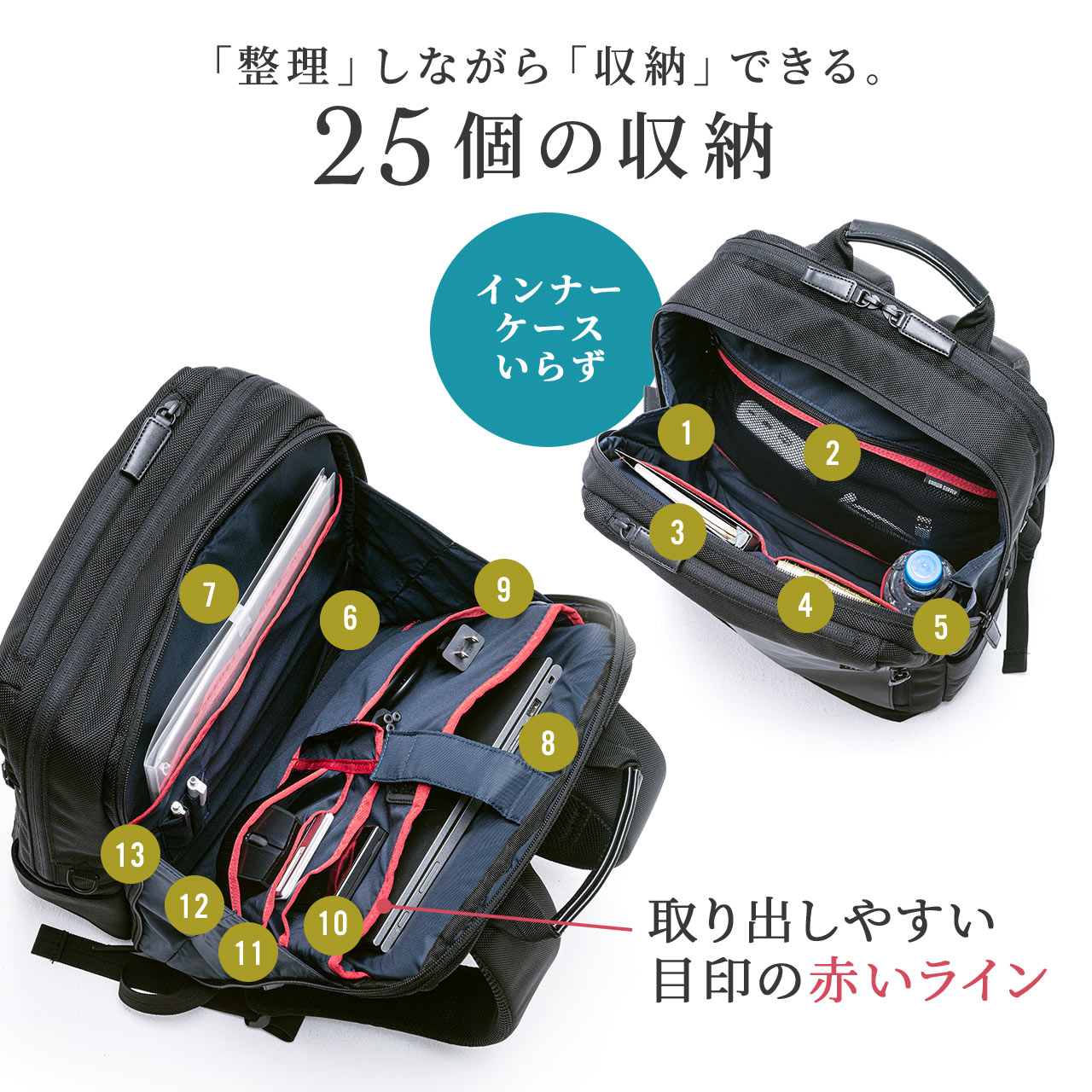 再再販 ビジネスリュック メンズ 大容量 高強度コーデュラ生地 15 6型pc 多ポケット テフロン加工 撥水 超人気 Hughsroomlive Com