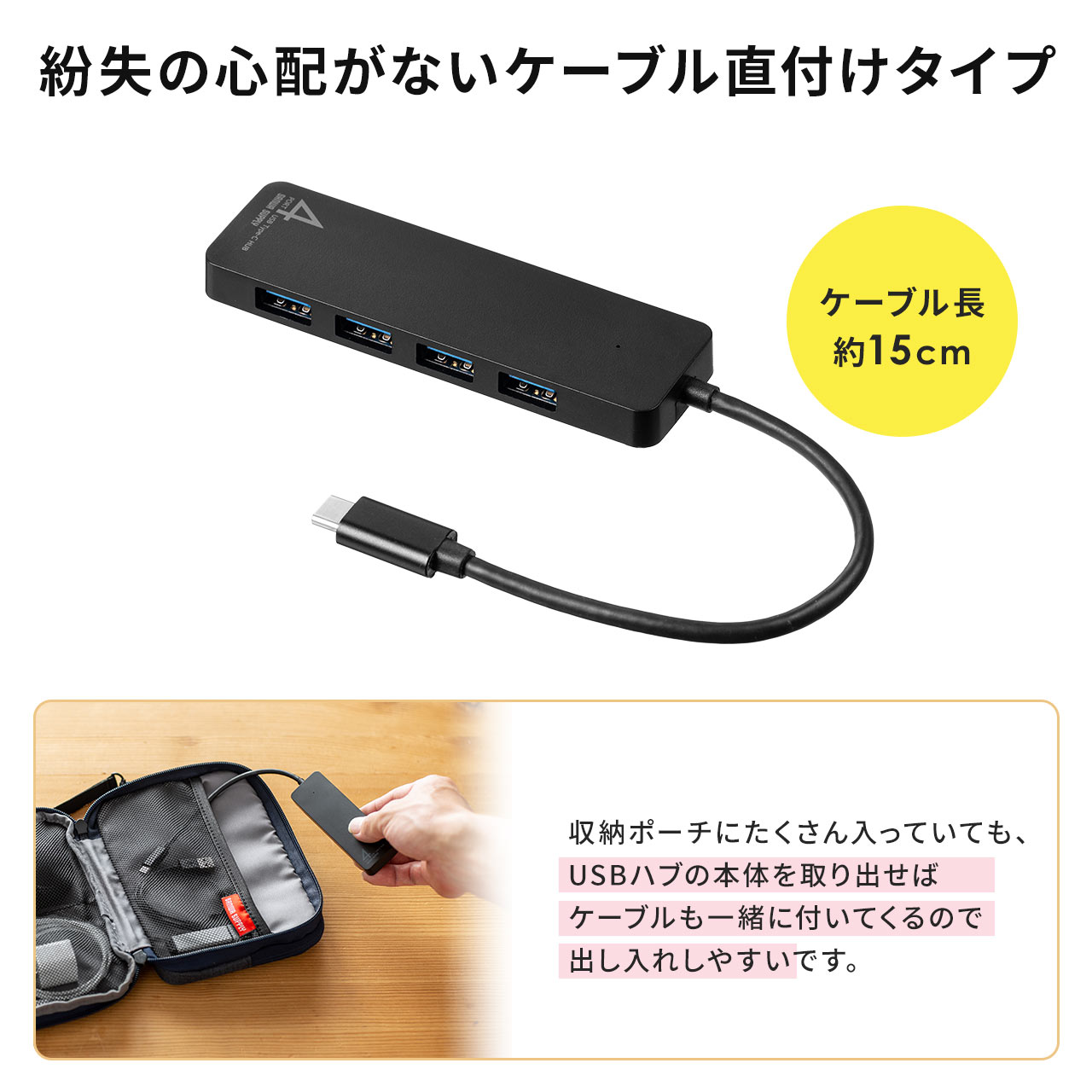 開店記念セール！ USBハブ 3.0 4ポート USB拡張 薄型 軽量設計 usbポート type-c 接続 USB コンパクト 4in1 3.0搭載  高速 Macbook Windows ノートPC