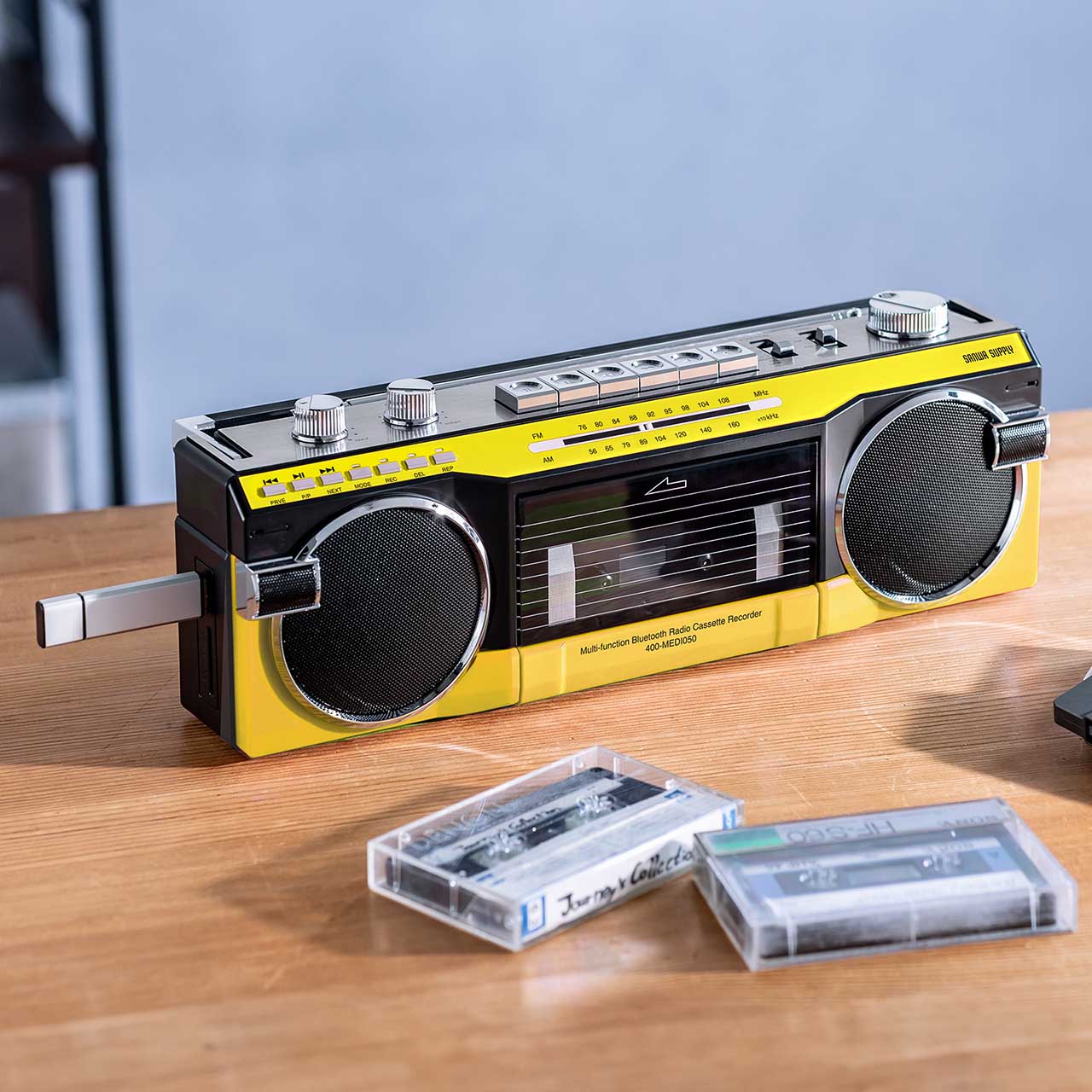 楽天1位受賞】Bluetooth ラジカセ カセット変換 デジタル保存 USB
