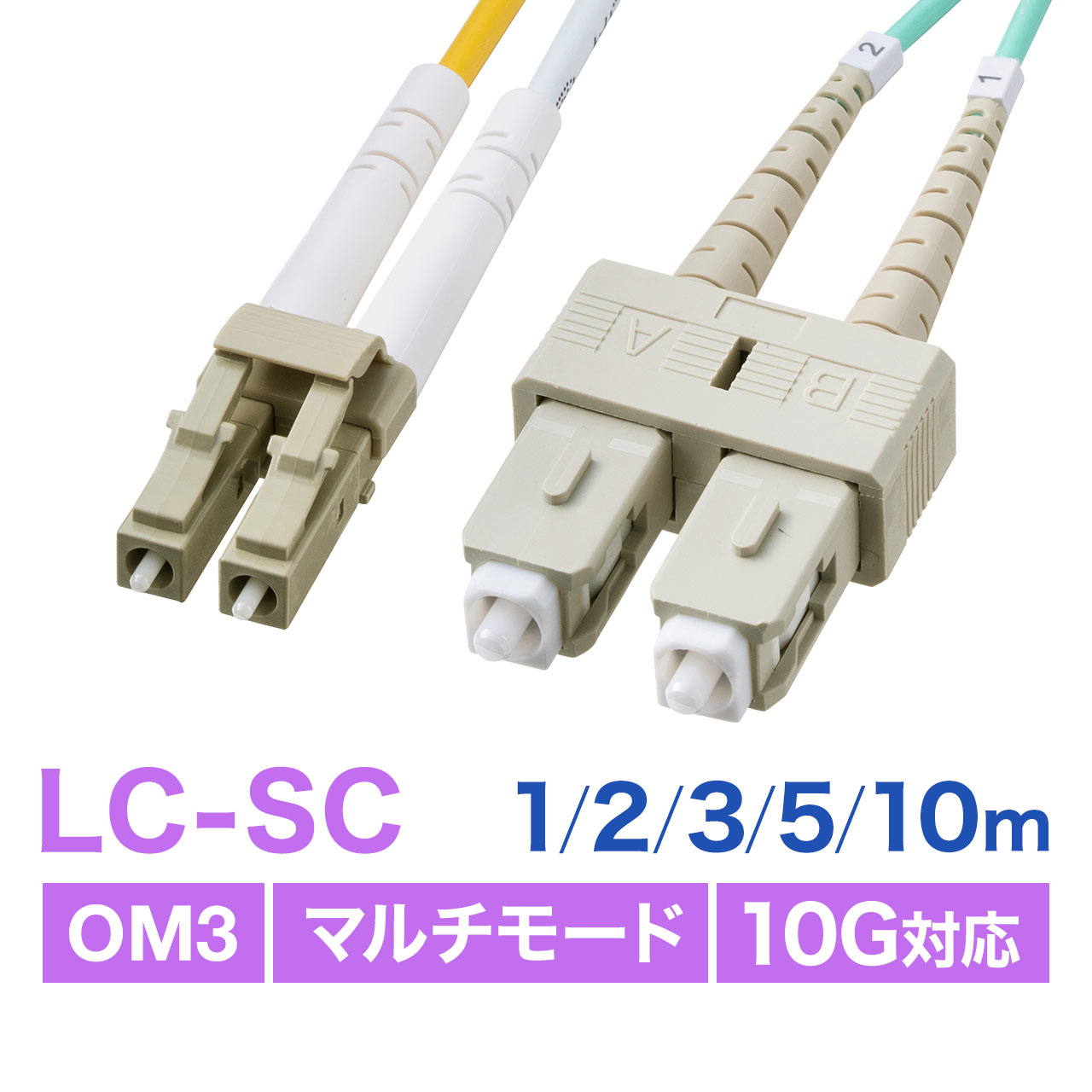 楽天市場】光ファイバーケーブル 100m 2芯 光通信ケーブル