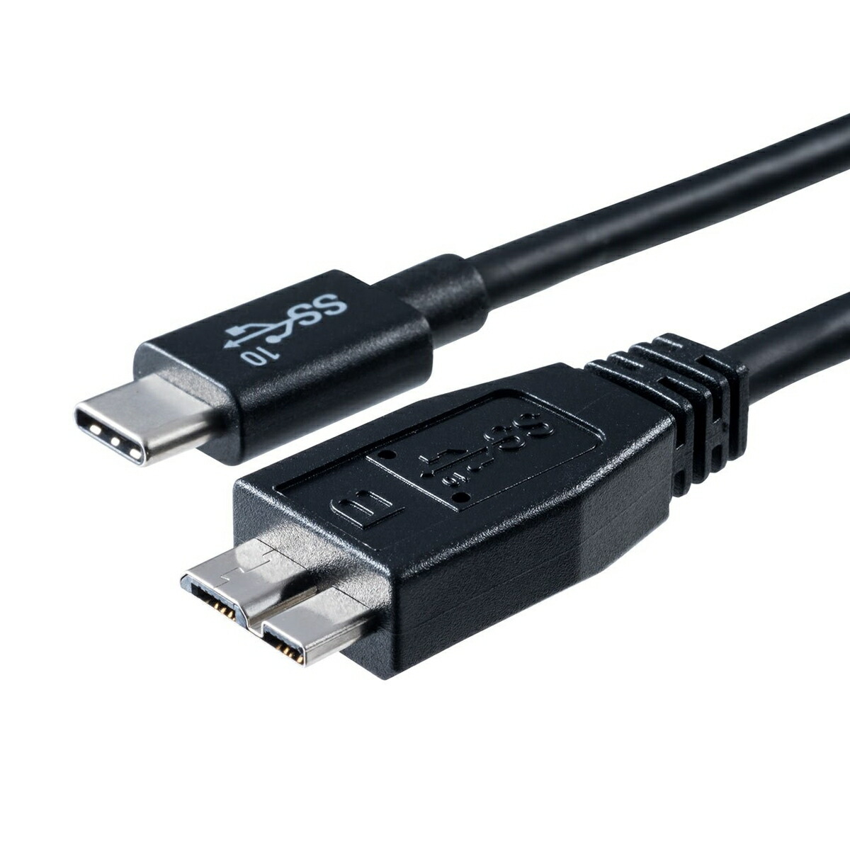 楽天市場】両面挿せるL型USBケーブル（A-B 標準・1.5m・ブラック） KU