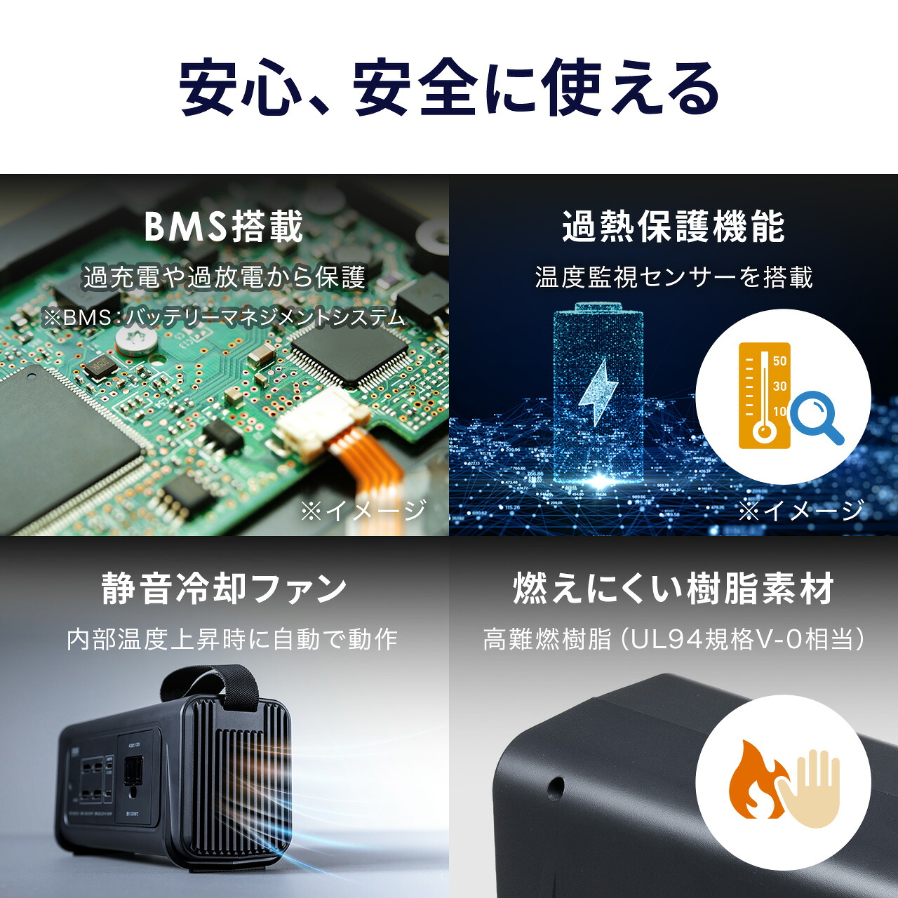 ポータブル電源 大容量 小型 AC出力 111Wh 30000mAh USB PD65W LED 
