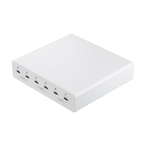 USB充電器 Type-C 6ポート 合計72W出力 PD20W 高出力 スマホ タブレット 複数ポート ACA-PD98 サンワサプライ