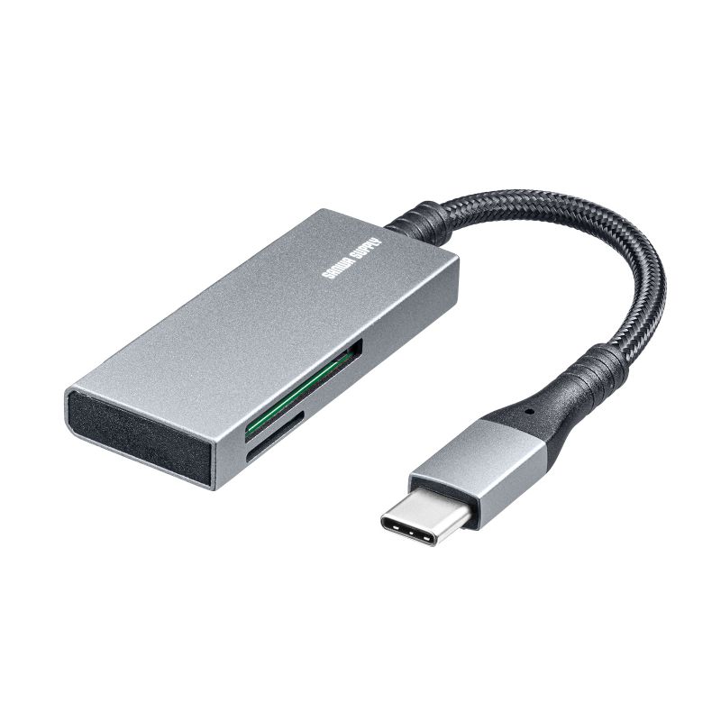 楽天市場】カードリーダー USB3.2 Gen1 メッシュケーブル SD