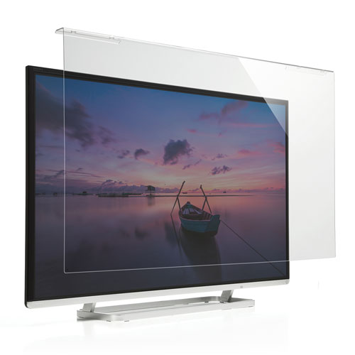 液晶テレビ保護パネル(55インチ対応・アクリル製) 200-CRT018