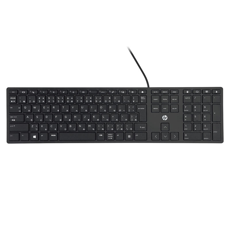 楽天市場】HP 有線 USB 薄型 320K 日本語配列 JPキーボード