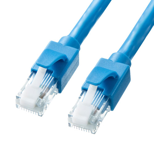 LANケーブル　CAT6A 青 LANケーブル 20m cat6A準拠 ギガビット スーパースリム 3mm より