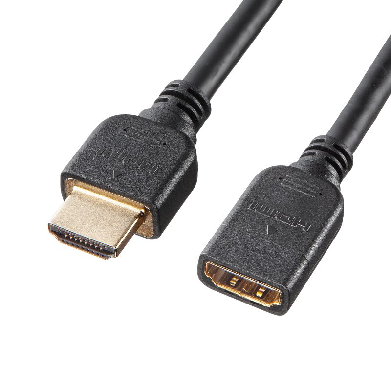 HDMI TO HDMI ケーブル ハイスピードタイプ ケーブル長 2m 訳あり ハイスピードHDMI 延長ケーブル 3Dコネクタ ダブルスイング