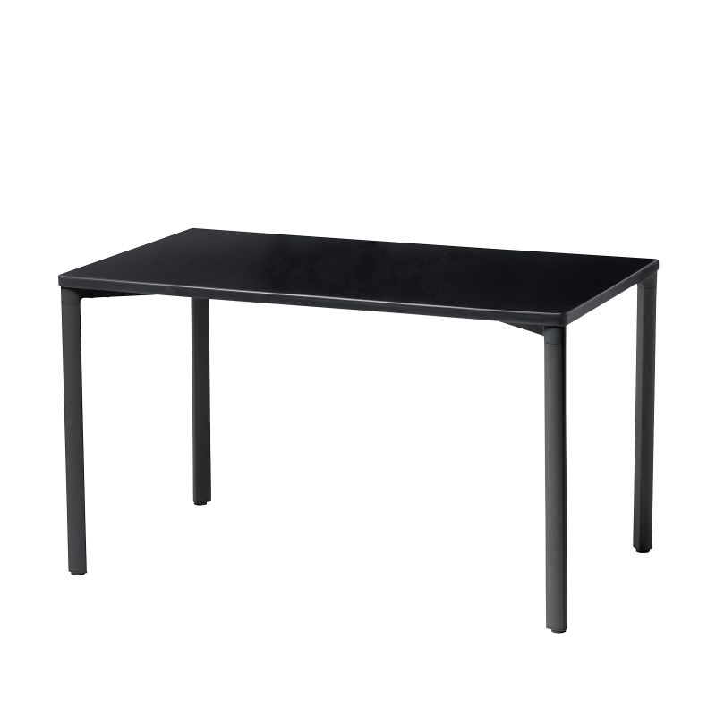 シンプルデスク ワークデスク 平机 高耐荷重 eテーブル 幅120cm 奥行70cm 高さ70cm ブラック【受注生産品】 MEF-12070BK サンワサプライ｜サンワダイレクト店