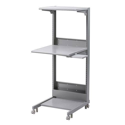 パソコンラック デスクスチール キャスター付き 多機能 多用途 楽天市場】重量型 スチール製パソコンラック!総耐荷重:140kg