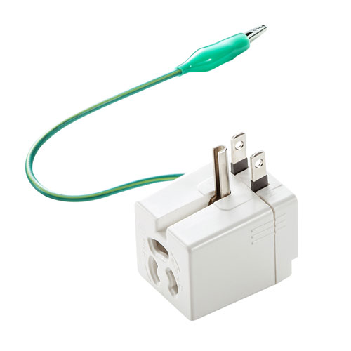 楽天市場】電源タップ 変換プラグ 3Pから2Pに変換 抜け止め