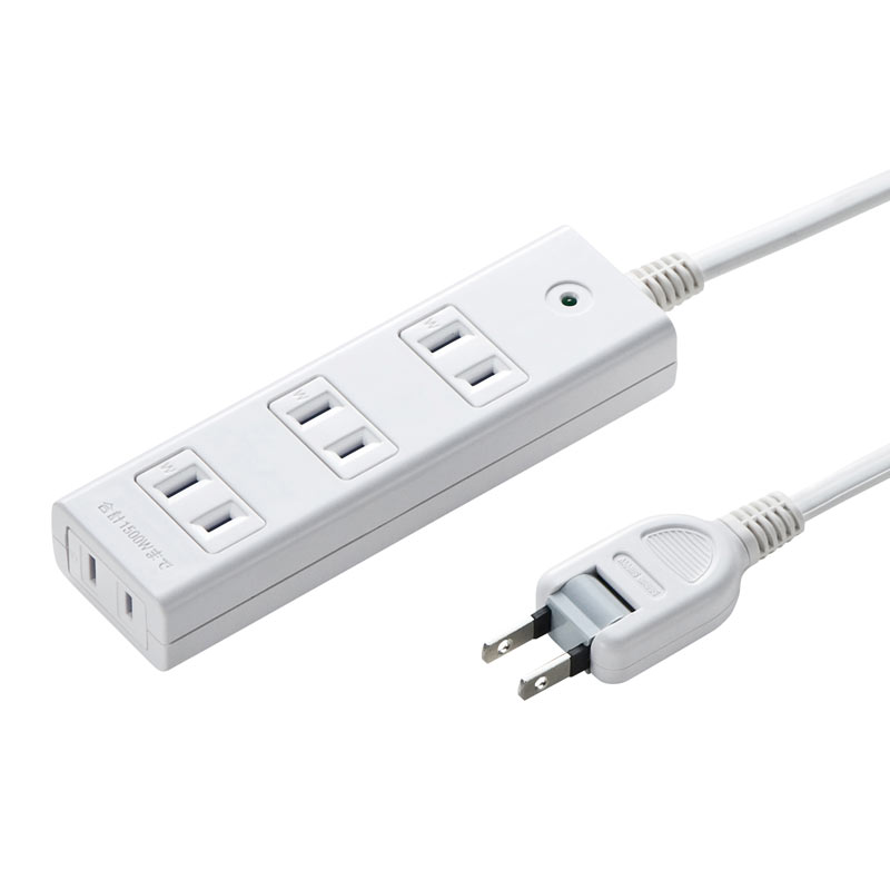 楽天市場】電源タップ 雷ガード マグネット 6個口 2m 一括スイッチ