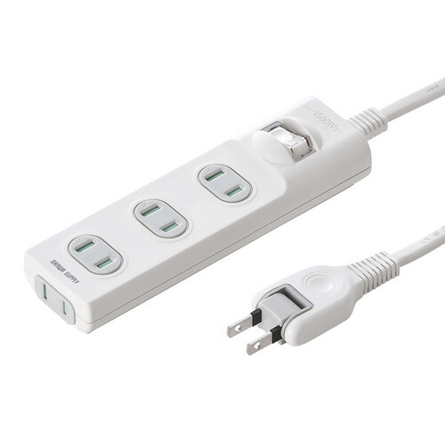 楽天市場】電源タップ マグネット 7個口 2m 3P 抜け止め