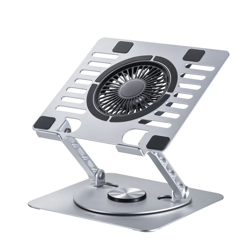 楽天市場】ノート用クーラーパッド アルミ 6段階角度調整 大型ファン